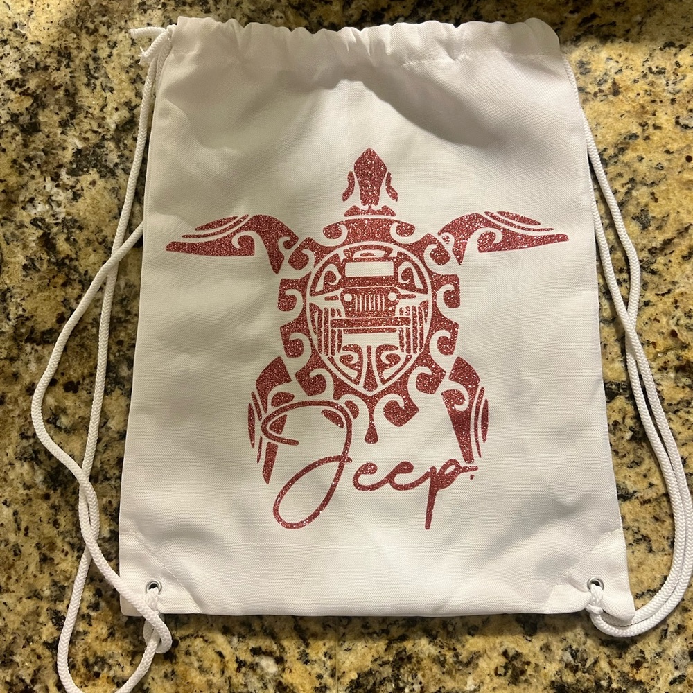 Drawstring jeep bag
